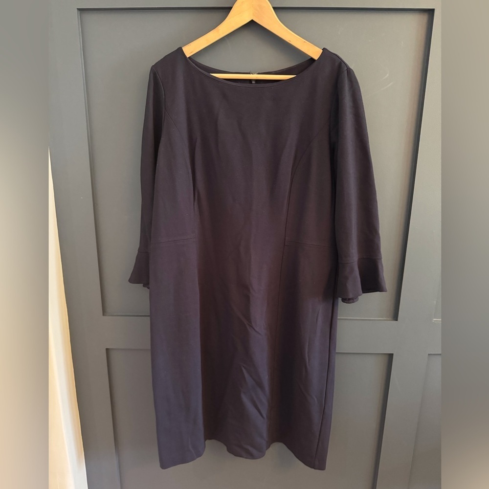 Talbots Navy Long Sleeve Dress